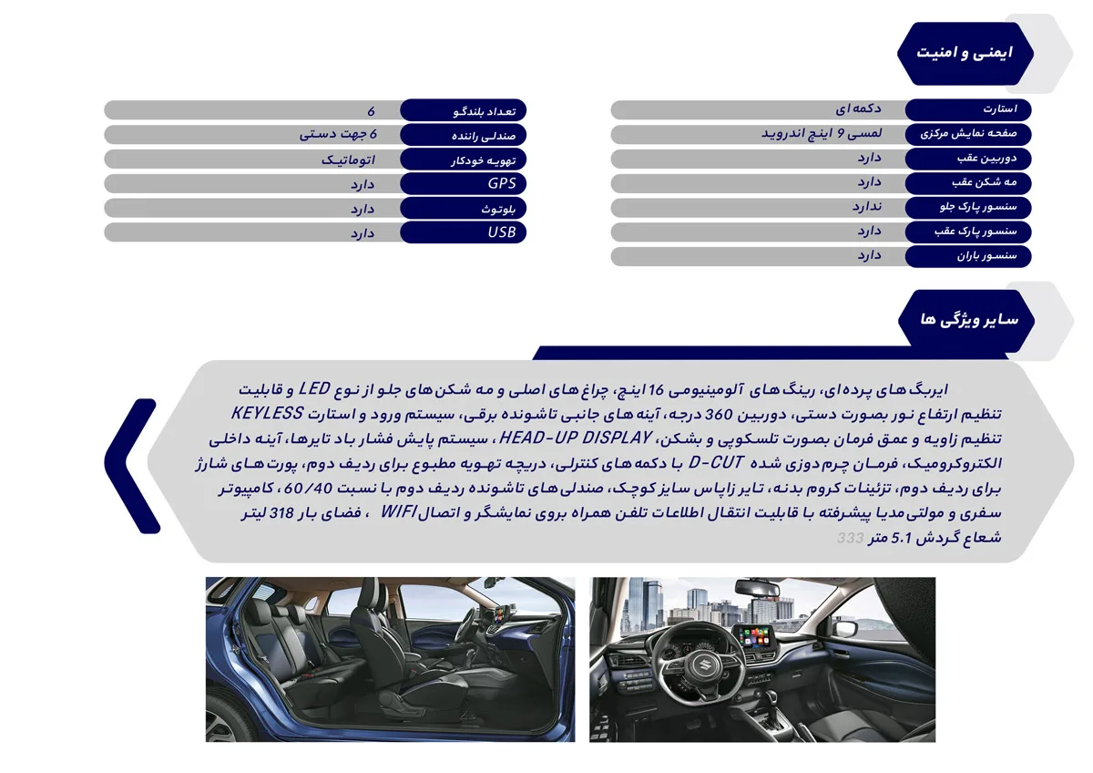 کاتالوگ سوزوکی بالنو