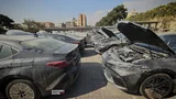 محموله تویوتا کمری هیبرید امیر تجارت سپنتا در ایران؛ نسخه لیمیتد و لومیر ساخت ژاپن + عکس